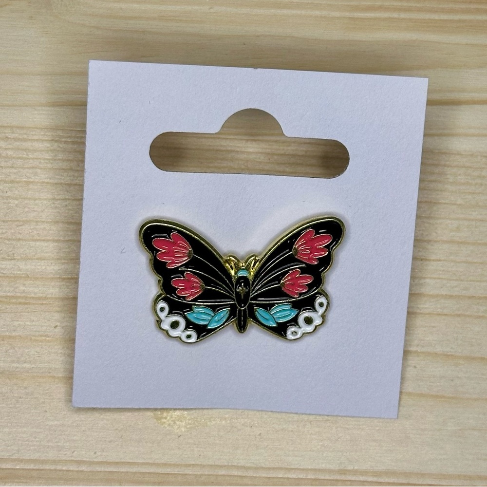 Butterfly Enamel Pin - Picture 2 of 2